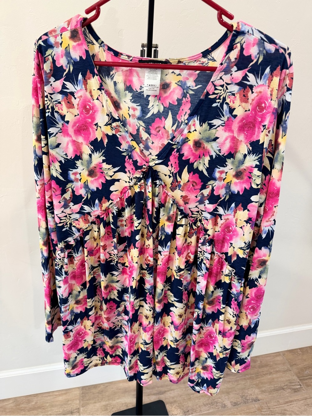 Heimish Floral Babydoll Top – Size 2XL – NWOT